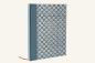 Preview: Diary blue with geometic pattern